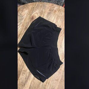 Black Lululemon shorts size 8